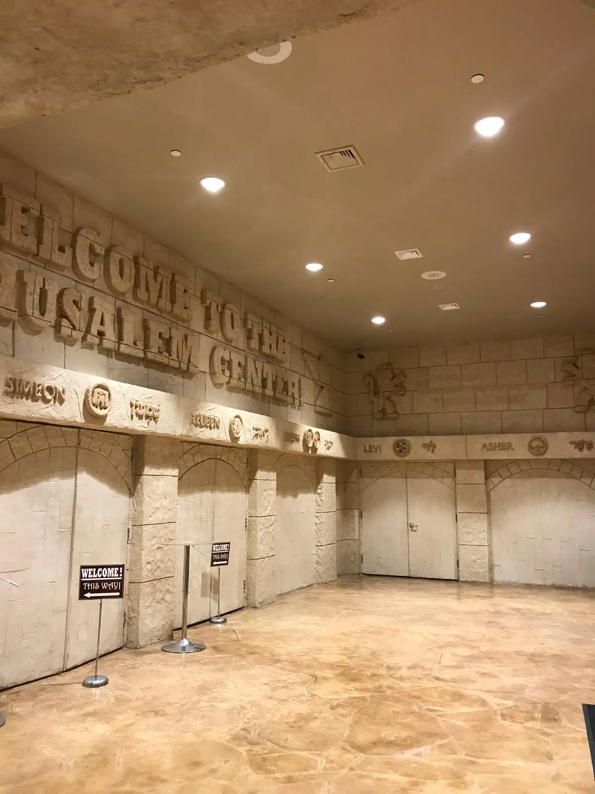 Church epoxy flooring with glass aggregate in New Jersey