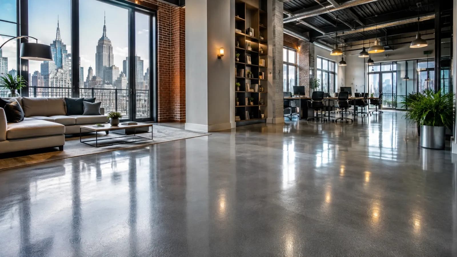 Professional epoxy flooring installation